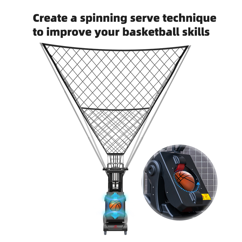 Economical Basketball Shooting Machine With Remote K3