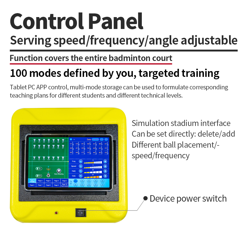 Automatic Shuttlecock Launcher Training Machine