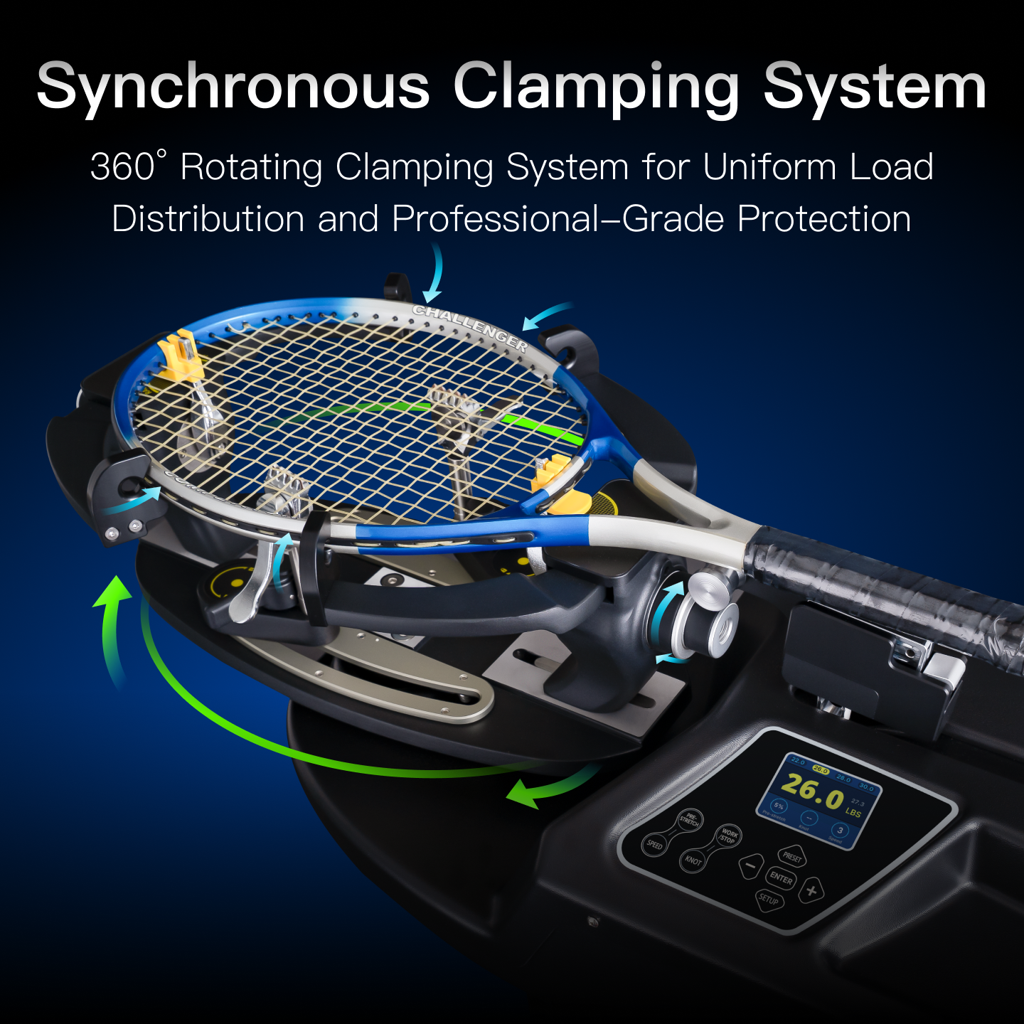 Update Durable SIBOASI Tennis Stringing Machine S3169